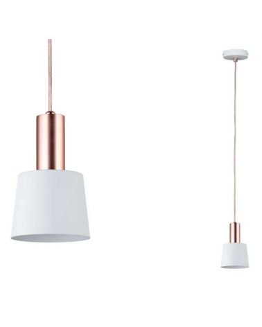 Lámpara de techo nórdica de metal varios acabados 20W E14