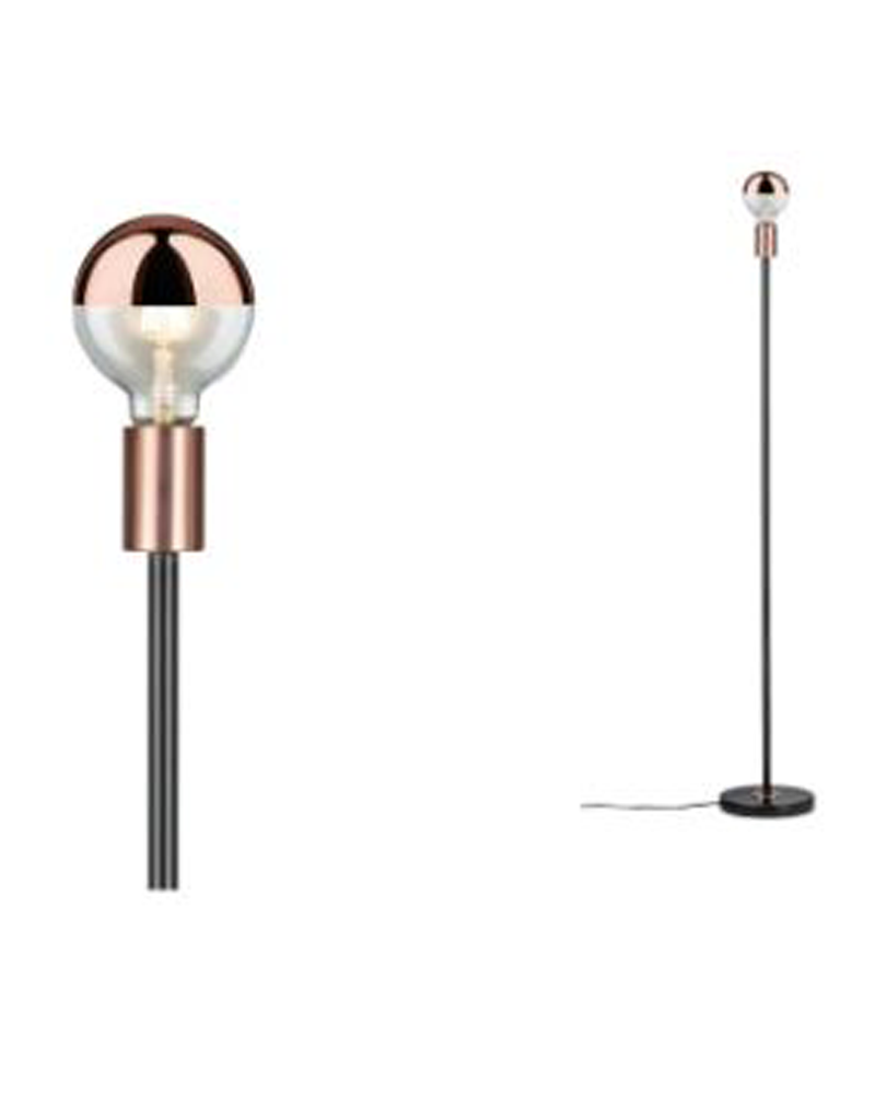 Lámpara de pie 120cm de metal y marmol 20W E27