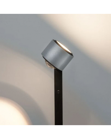 Floor lamp dimmable LED 120-150cm aluminum 8.5W-7W 2700K