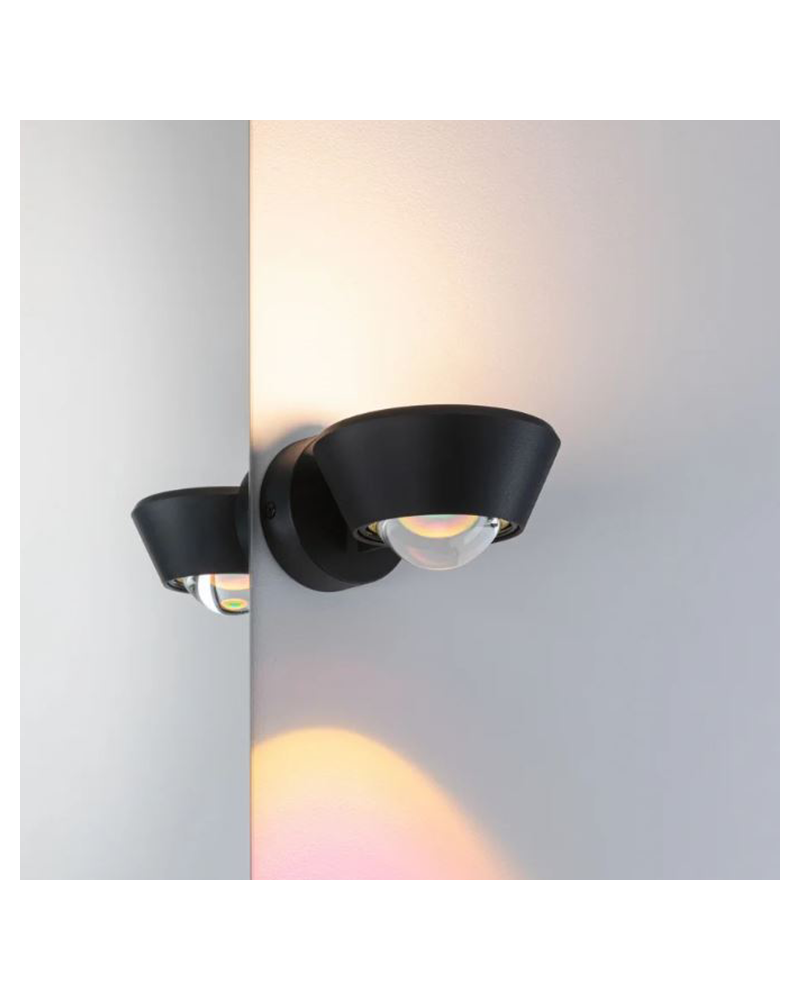 Aplique dos luces luz superior e inferior 9W-4,5W 2700K regulable