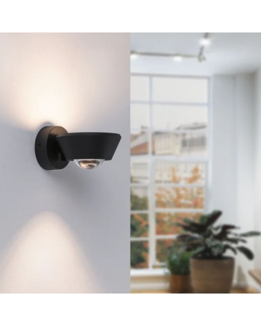 Wall light two lights top and bottom light 9W-4.5W 2700K dimmable