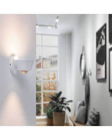 Wall light two lights top and bottom light 9W-4.5W 2700K dimmable