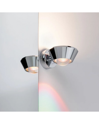 Aplique dos luces luz superior e inferior 9W-4,5W 2700K regulable