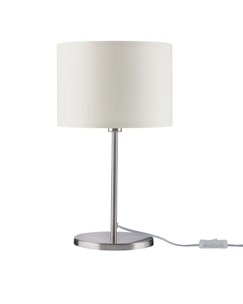 Table lamp 45cm metal with fabric lampshade 40W E14