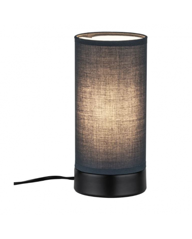 Table lamp 21cm metal and fabric 25W E14