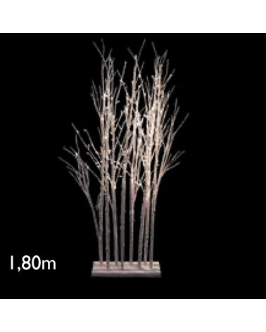 Birch forest of 1.80 meters with 128 warm LEDs 24V