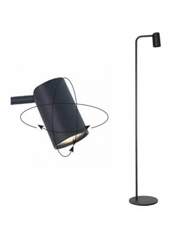 Floor lamp 123.5cm acrylic GU10 max. 10W Adjustable
