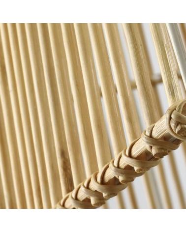 Ceiling lamp shade 40cm natural wicker E27 60W