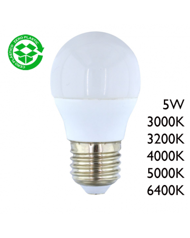 LED spherical bulb 5W E27