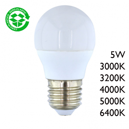 LED round bulb 5W E27