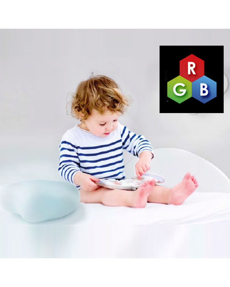 Table lamp LED RGB+White cloud shape 29.4cm 3W