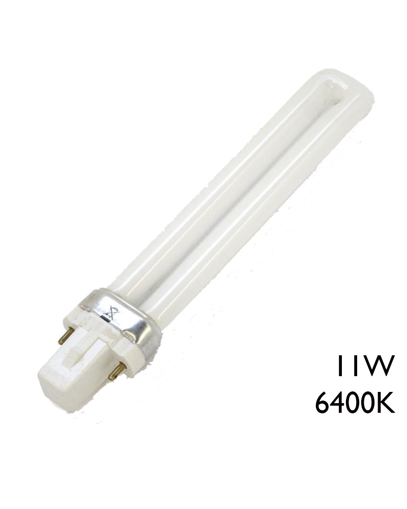 Lámpara PL-S 11W G23 6400K 2 PIN