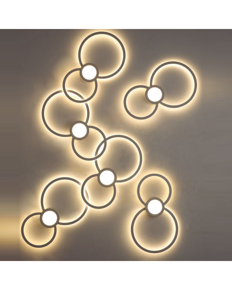 LED wall light 43cm aluminum 24W 3000K