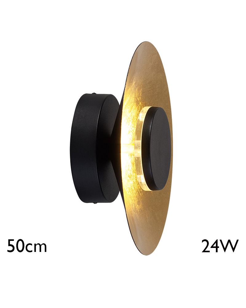 LED wall light 50cm aluminum and iron 24W 3000K