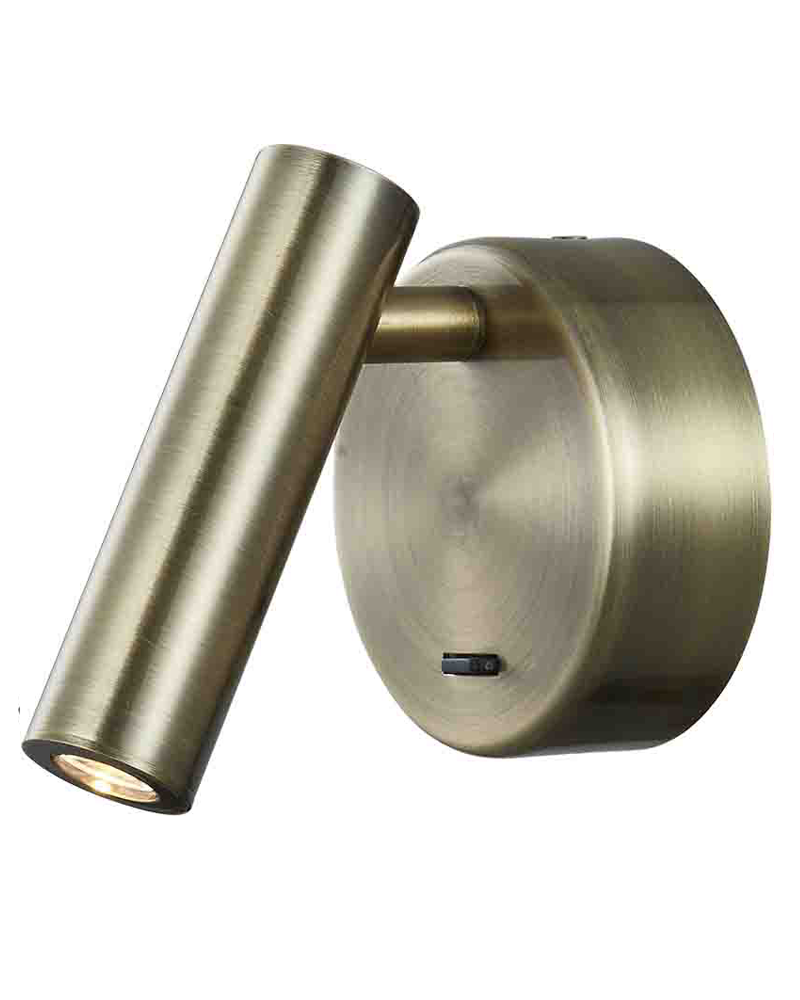 LED wall light 9cm diameter aluminum 3W 3000K