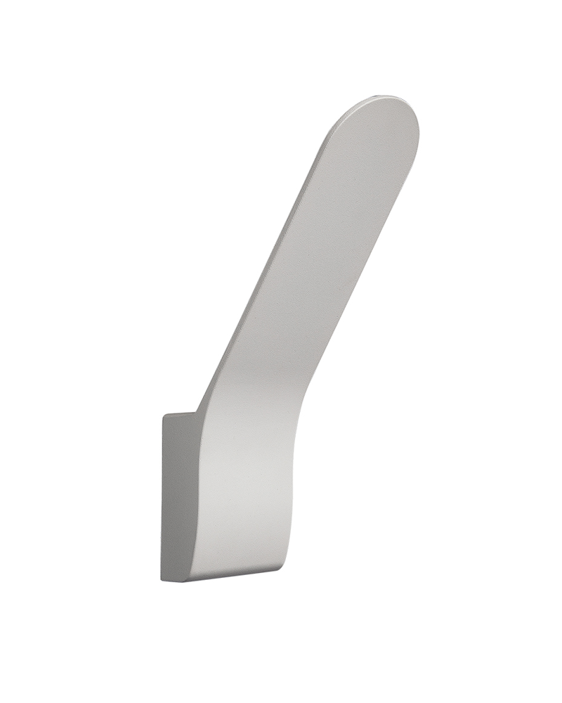 Aplique pared LED de exterior 29cm Luz superior 6W Aluminio 3000K 550Lm