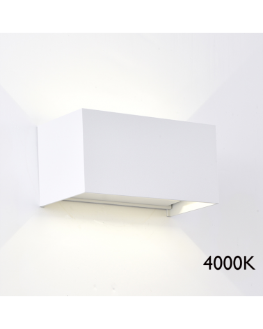 Aplique de exterior LED 20cm 4x6W 4000K de aluminio IP54