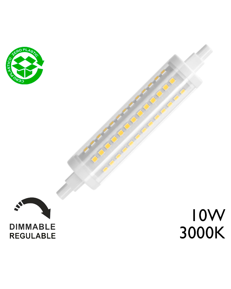 Linear bulb lamp 10w r7s 118mm 3000K