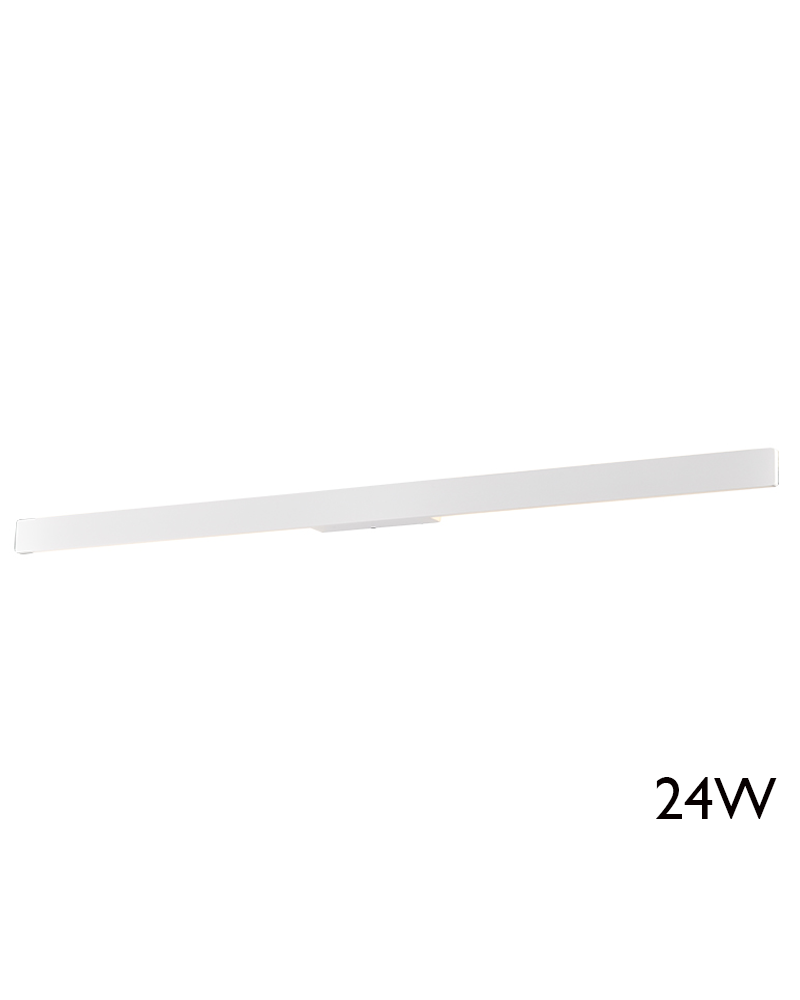 Aplique de exterior LED 144cm 24W 3000K de aluminio IP54