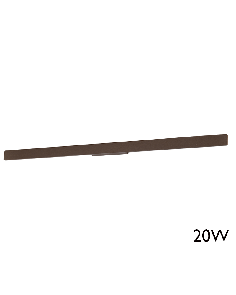 LED outdoor wall light 144cm 20W 3000K aluminum IP54