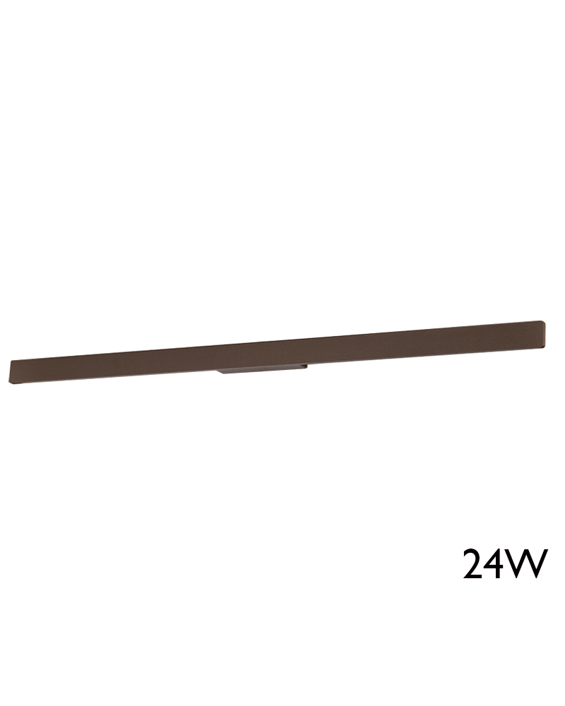 Aplique de exterior LED 144cm 24W 3000K de aluminio IP54