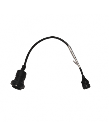 Socket E27 for string light 45.5cm black color maximum 15W IP44