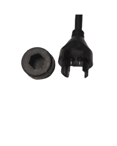 Socket E27 for string light 45.5cm black color maximum 15W IP44