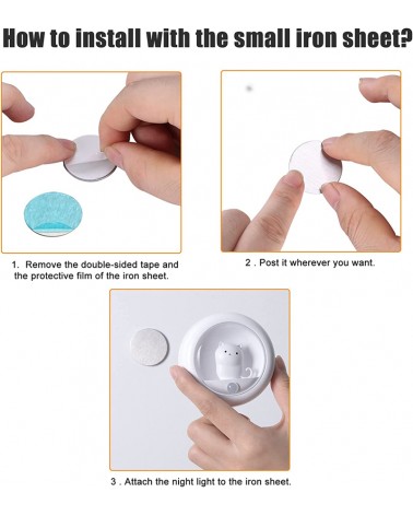 LED Magnetic pussy cat night light with motion sensor 3 lighting modes