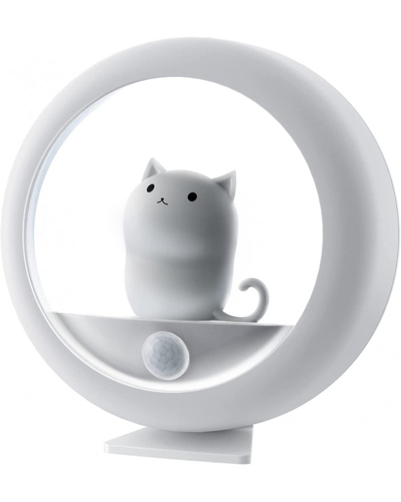 LED Magnetic pussy cat night light with motion sensor 3 lighting modes