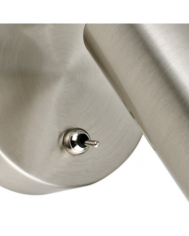 Aplique de pared 23cm de metal 50W GU10 con interruptor