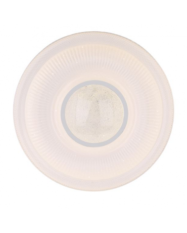 Ceiling lamp 50cm LED made of acrylic, metal and glass crystals 30W DIMMABLE Compatible with Alexa