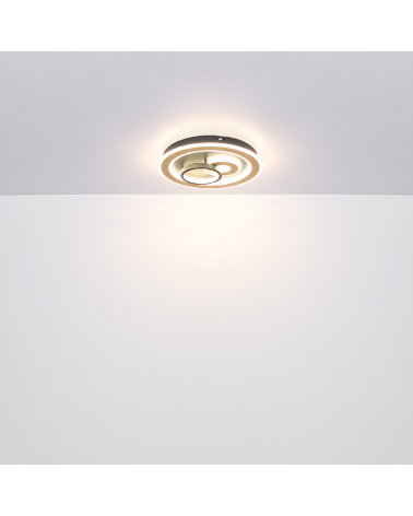 Plafón 40cm LED de metal y acrílico 40W REGULABLE Compatible con Alexa