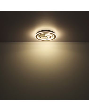 Ceiling lamp 50.4cm LED made of metal and acrylic 50W DIMMABLE compatible with Alexa