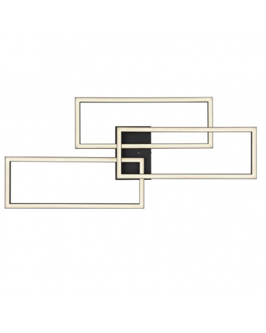 Ceiling lamp 90cm LED made of acrylic metal and aluminum 58W DIMMABLE Compatible with Alexa