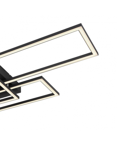 Ceiling lamp 90cm LED made of acrylic metal and aluminum 58W DIMMABLE Compatible with Alexa