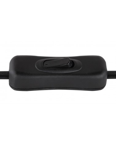 Lámpara de mesa rústica con pantalla 16,5cm cuerda de cáñamo E2740W 147cm de altura