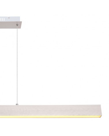 Lámpara de techo LED de metal 40W 121cm blanco REGULABLE
