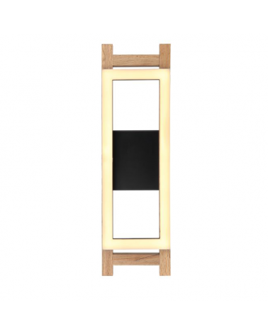 LED Wall light 45cm made of metal, plastic and wood 10W 3000K
