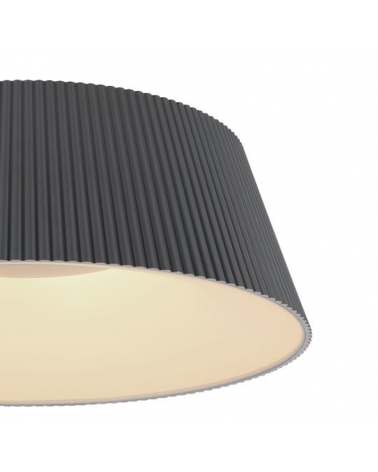 LED ceiling lamp 46cm made of metal and acrylic, opal and anthracite finish 45W DIMMABLE