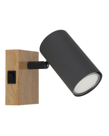 Wall light 7cm with GU10 metal lamp holder 25W