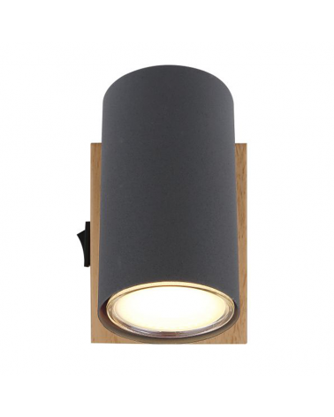 Wall light 7cm with GU10 metal lamp holder 25W