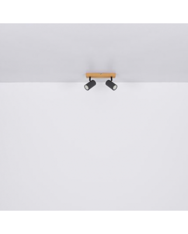 Ceiling light 26cm with two 2xGU10 metal lampholders 35W