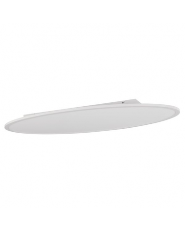 LED ceiling lamp 100cm in metal white and opal finish 48W DIMMABLE