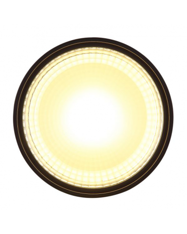 LED cylinder spotlight 11.3cm in diameter, metal, black finish 12W 3000K 980Lm