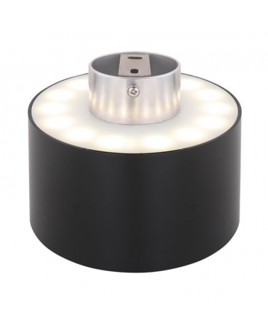 Foco cilindro LED 14cm de diámetro de aluminio luz superior e inferior 16W y 6W