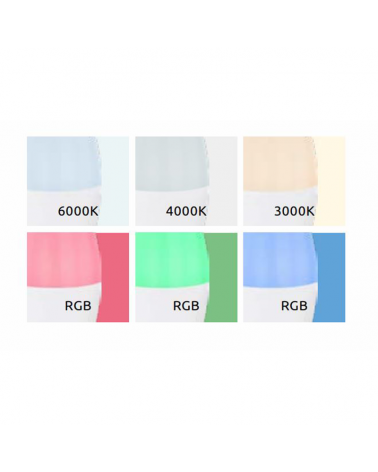 Multicolor Smart Bulb Alexa Compatible LED Candle 5W E14