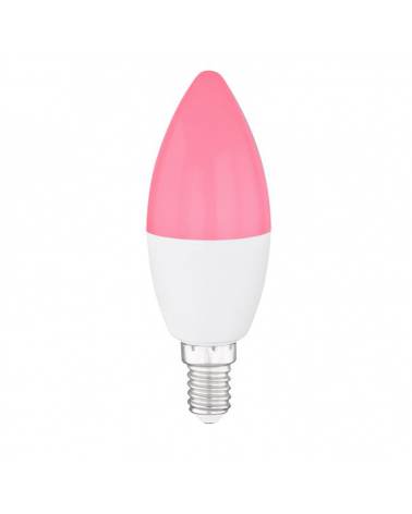 Multicolor Smart Bulb Alexa Compatible LED Candle 5W E14