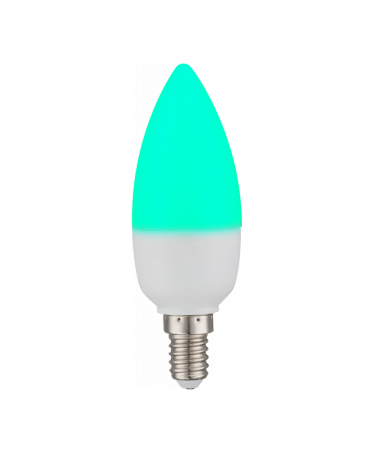 Multicolor Smart Bulb Alexa Compatible LED Candle 5W E14