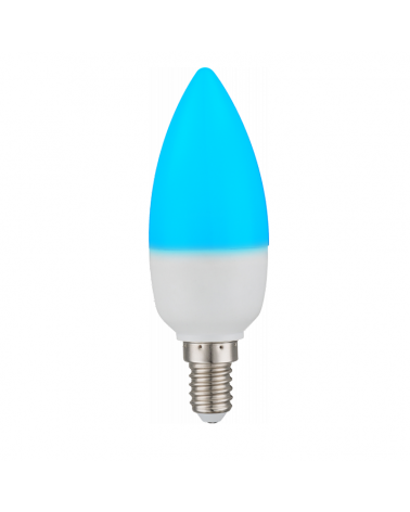 Bombilla inteligente multicolor compatible Alexa LED Vela 5W E14