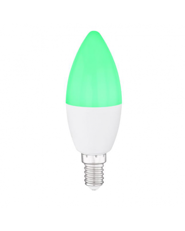 Multicolor Smart Bulb Alexa Compatible LED Candle 5W E14